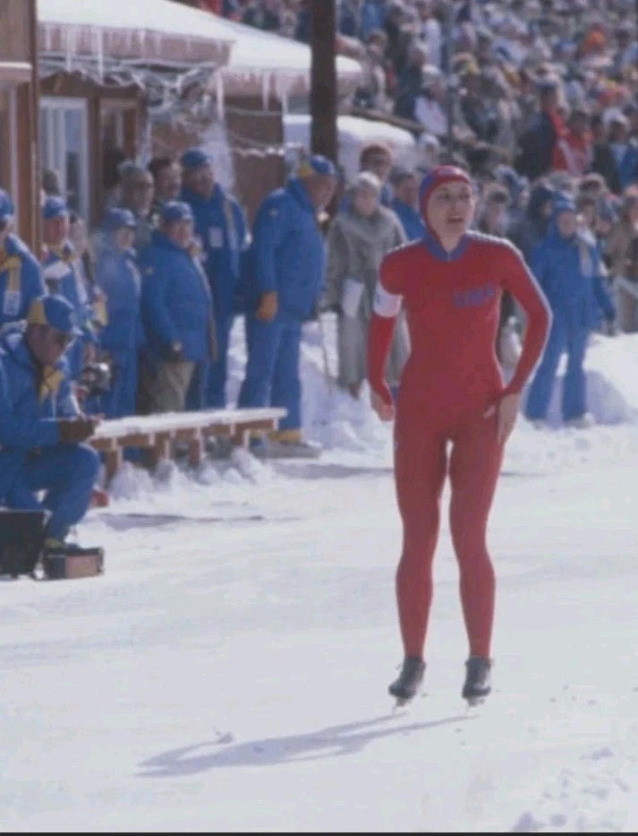 1980 Winter Olympics Closing Ceremonies Athlete Worn Speed Skating Blazer Jacket — photo 18