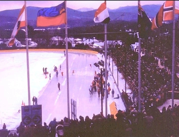 1980 Winter Olympics Closing Ceremonies Athlete Worn Speed Skating Blazer Jacket — photo 20
