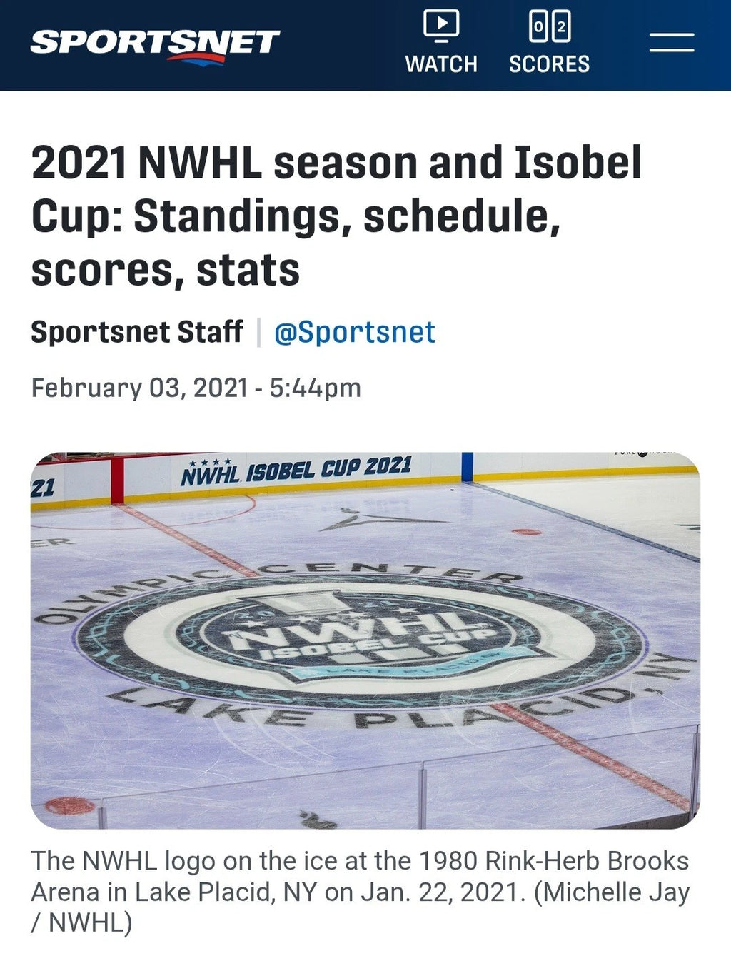 2021 NWHL Lake Placid Game-Used Hockey Puck — photo 4
