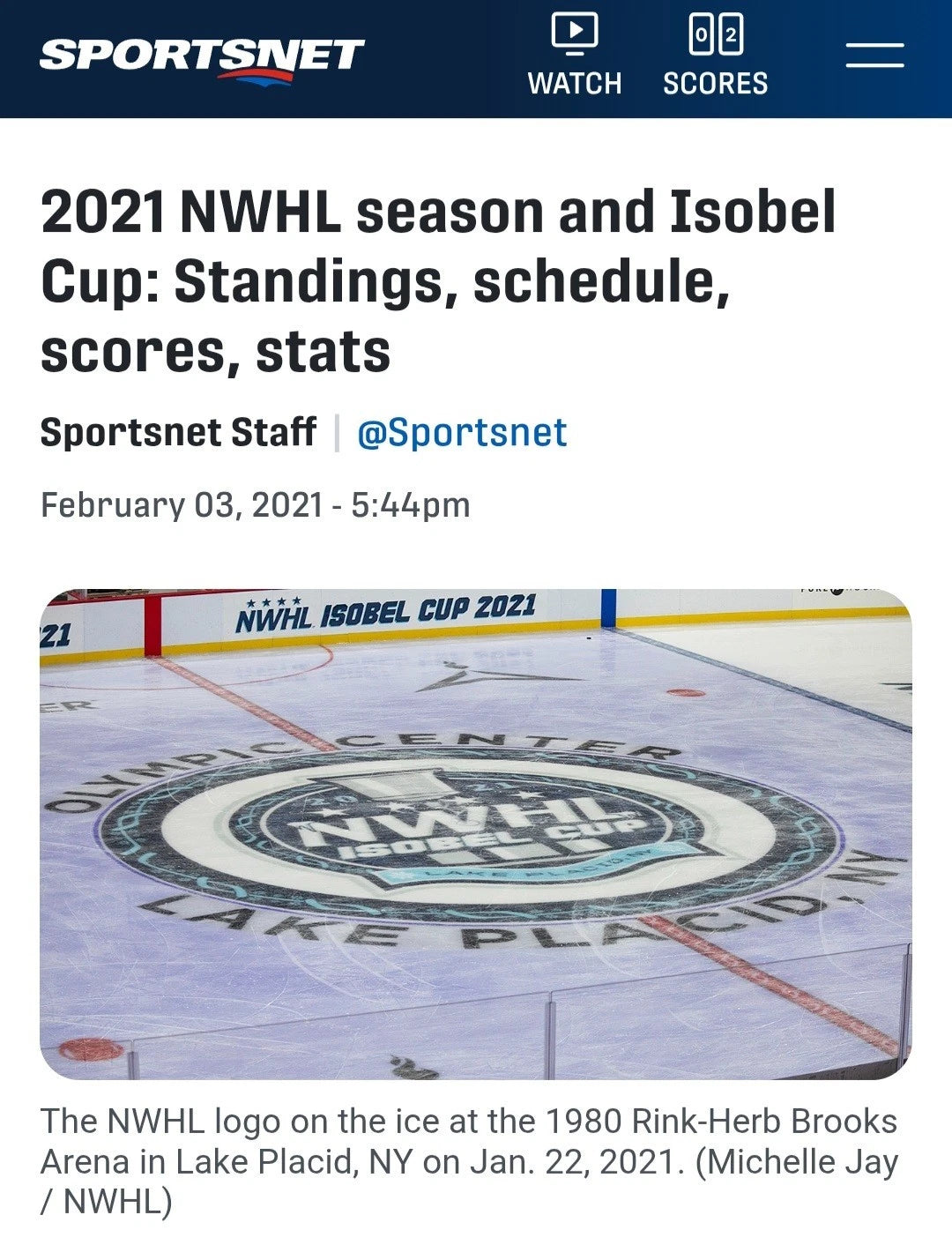 2021 NWHL Lake Placid Game-Used Hockey Puck — photo 4