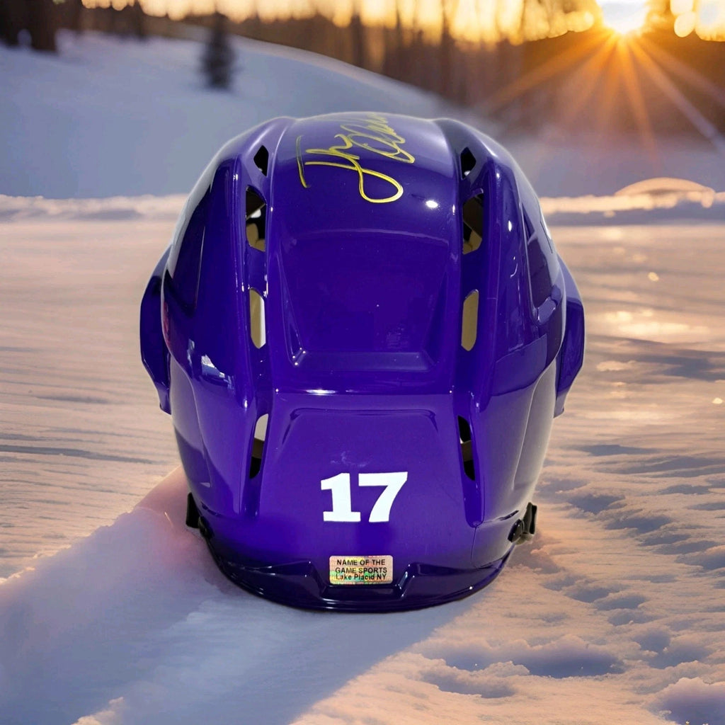 Jack O’Callahan Signed Full-Size CCM Replica USA Hockey Helmet — photo 2