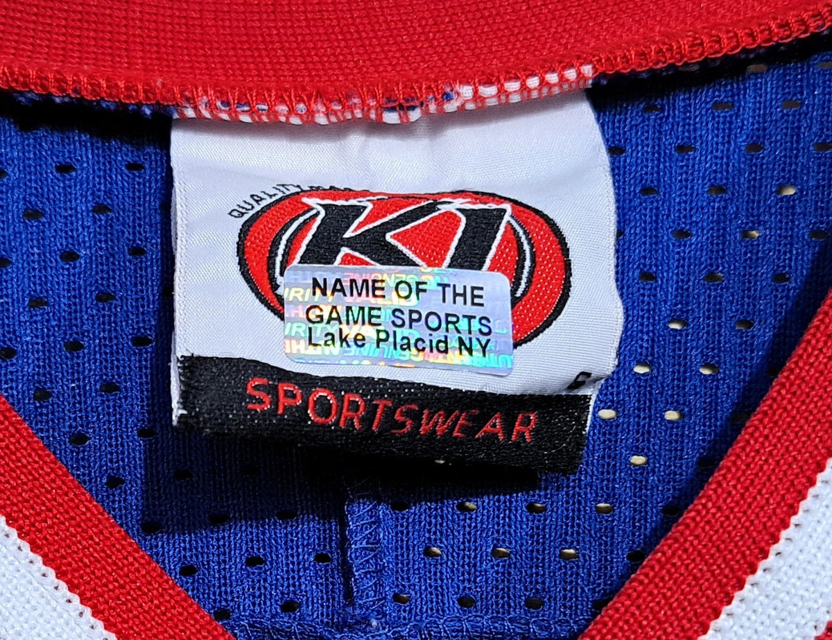 Mark Wells Signed & Inscribed K1 USA Hockey Jersey — Men's Small — photo 3