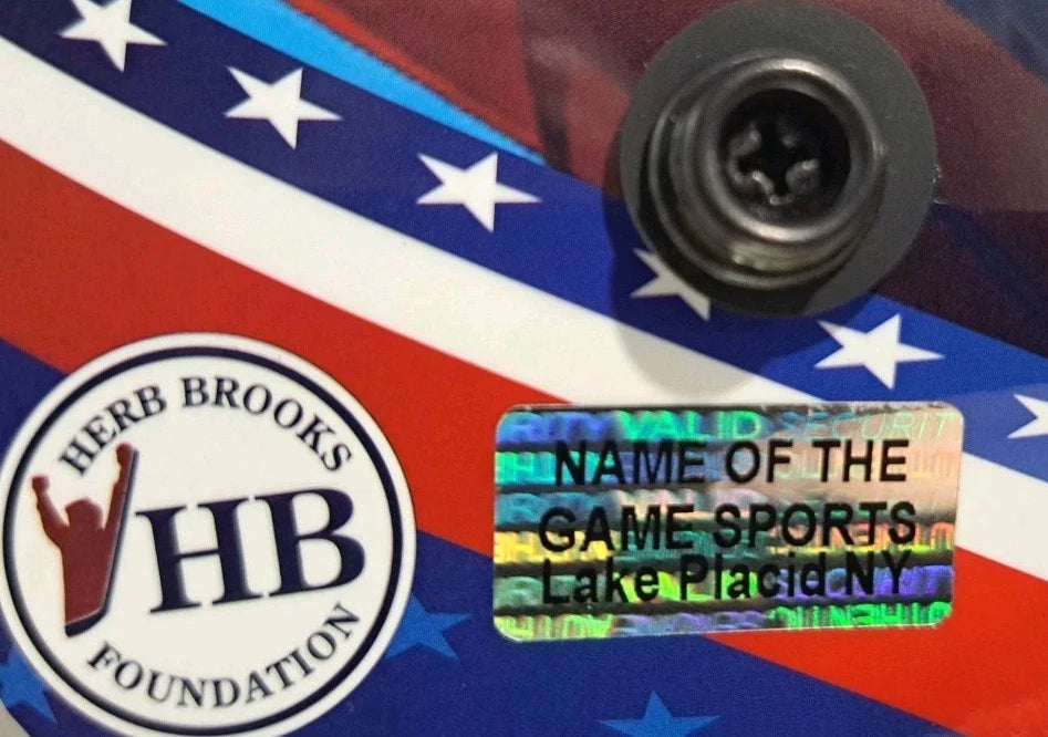 Herb Brooks Family & Jack O’Callahan Signed Full-Size Display Goalie Mask — photo 10