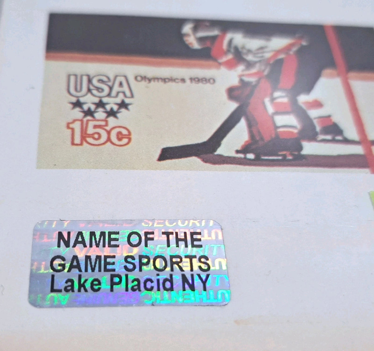 Jim Craig & Don Craig Signed Artist-Proof Olympic First Day Cover — photo 5