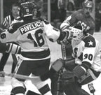 Mark Pavelich Cut Signature Custom Display ID — 1980 USA Hockey — photo 8