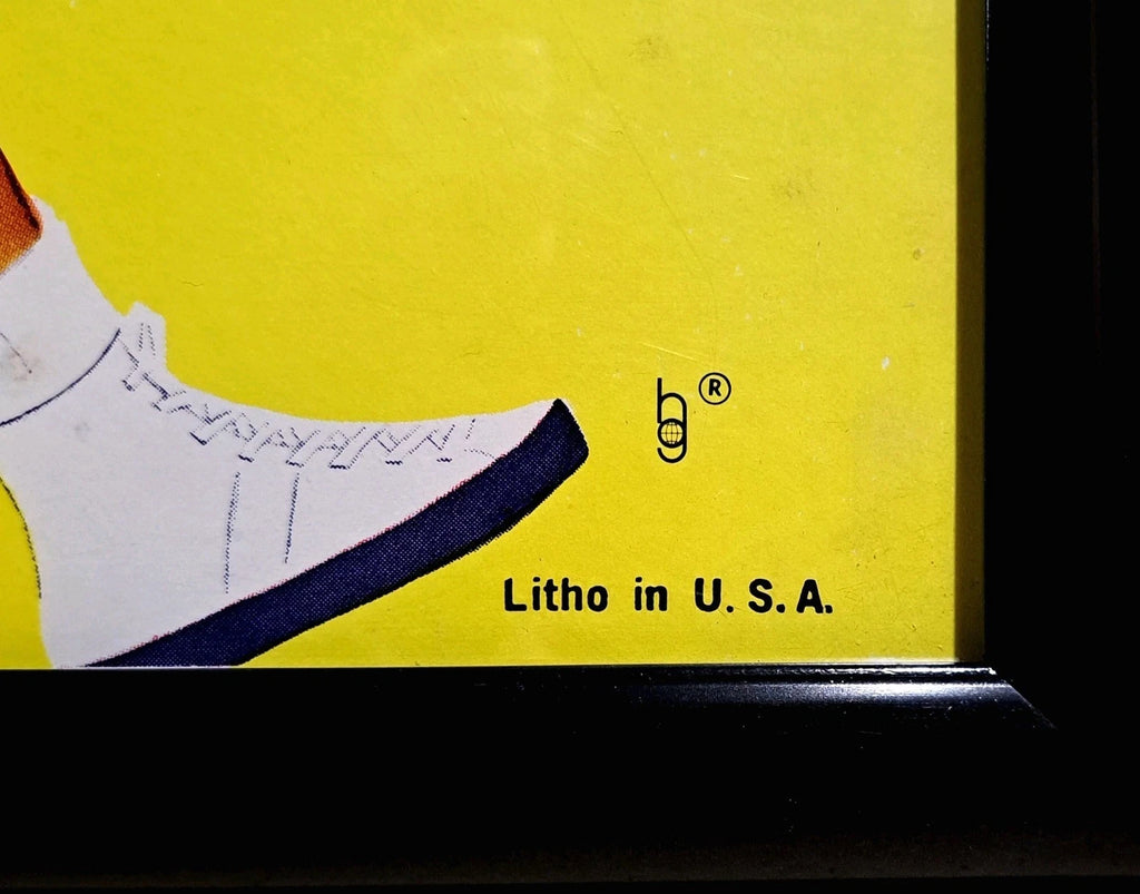 Herb Brooks Arena Lake Placid Vintage Globetrotters Event Cardboard Poster 1980s — photo 3