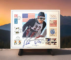 Shea Family Signed 1980 Winter Olympics Postal Lithograph — 1 of 1 — photo 1