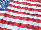 Miracle On Ice Signed USA Flag 1980 USA Hockey 1980 Winter Olympics