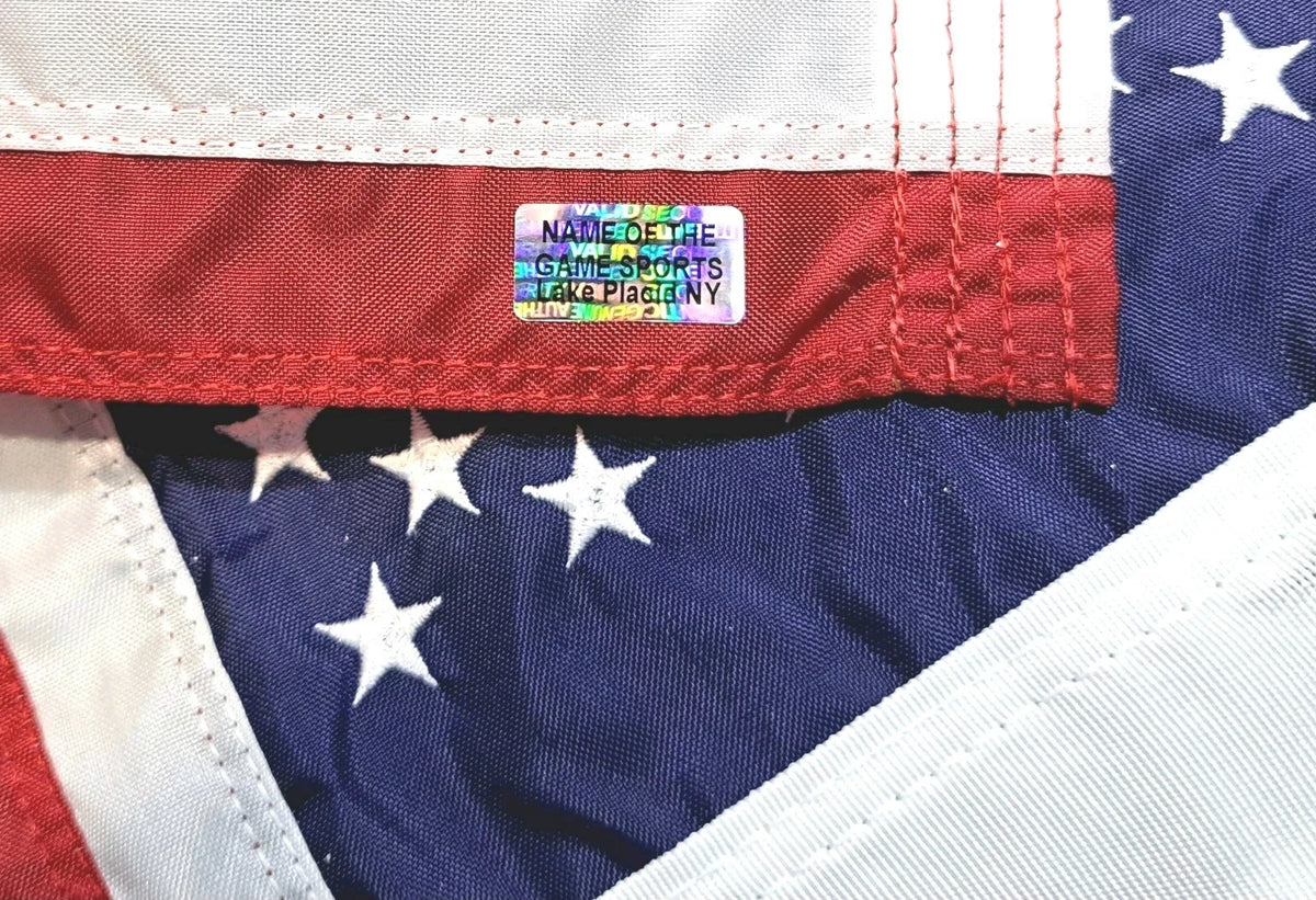 Miracle On Ice Signed USA Flag 1980 USA Hockey 1980 Winter Olympics — photo 4
