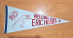 Eric Heiden 1980 Olympic Homecoming Felt Pennant — 29¼×12 inches — photo 5