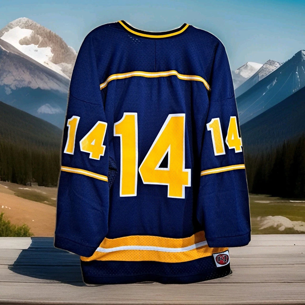 Herb Brooks Arena Vintage Game Worn Lake Placid Hockey Jersey — Mens Medium — photo 2