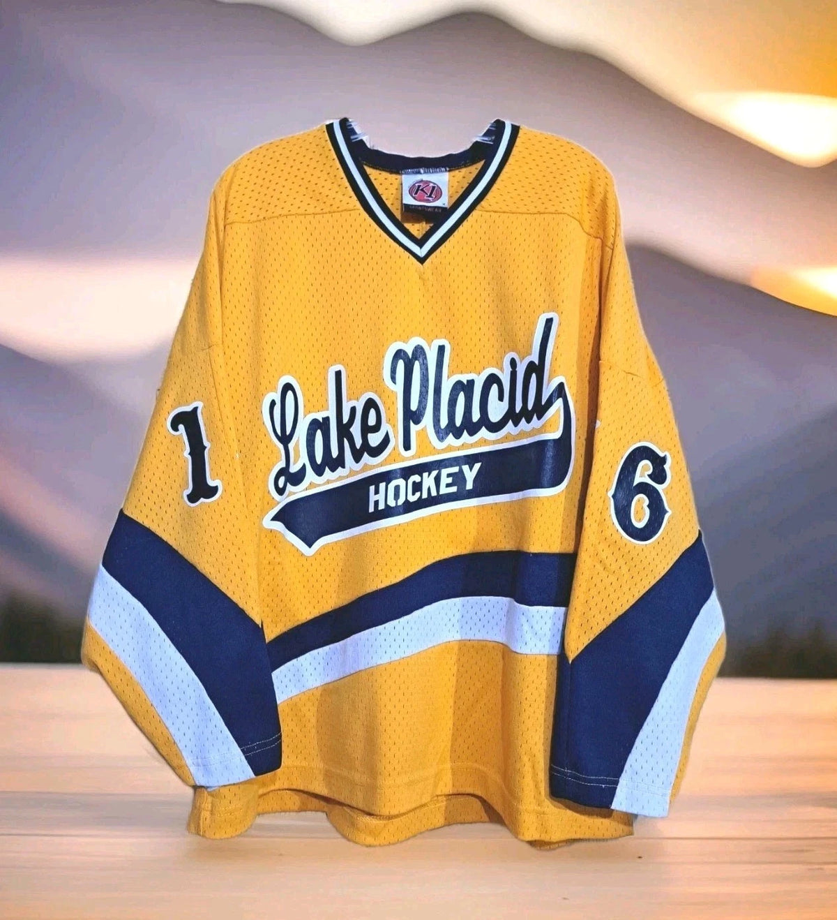 Herb Brooks Arena Vintage Game Used Lake Placid Hockey Jersey — Mens Medium