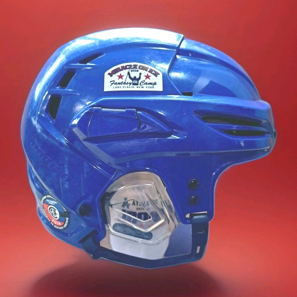 2019 Miracle on Ice Fantasy Camp Helmet — Bob Suter Tribute #20