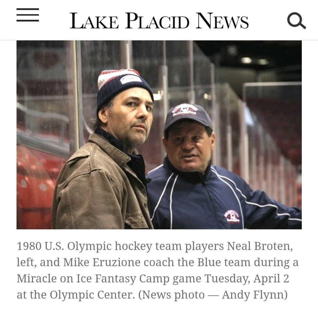 2019 Miracle on Ice Fantasy Camp Helmet — Bob Suter Tribute #20 — photo 16