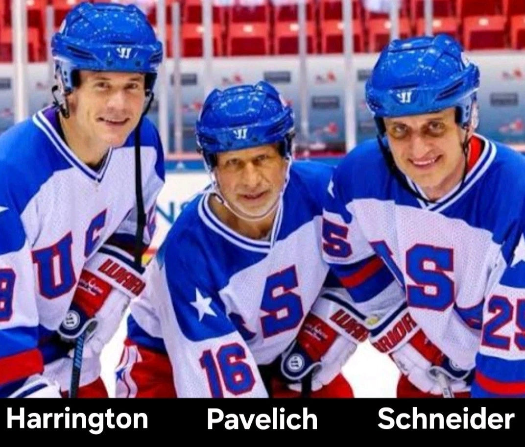 2019 Miracle on Ice Fantasy Camp Helmet — Bob Suter Tribute #20 — photo 2