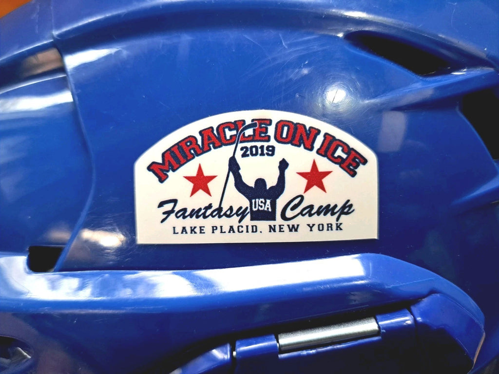 2019 Miracle on Ice Fantasy Camp Helmet — Bob Suter Tribute #20 — photo 5