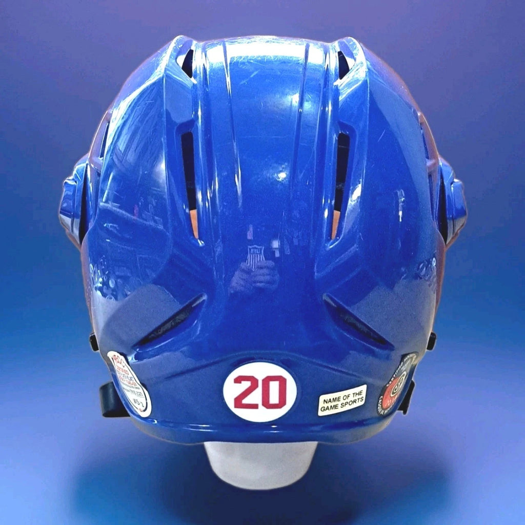 2019 Miracle on Ice Fantasy Camp Helmet — Bob Suter Tribute #20 — photo 8