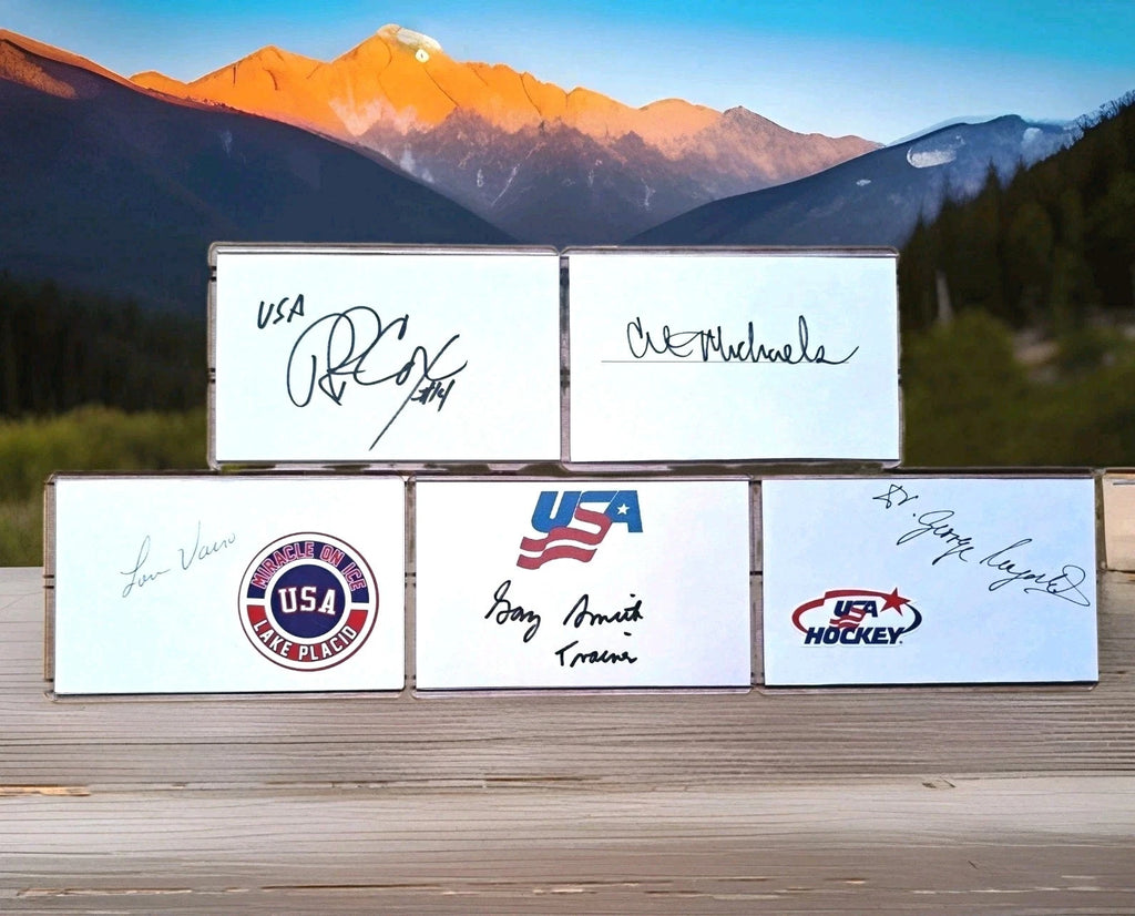 Miracle On Ice Signed Set (32) Autograph Cards 1980 USA Hockey 🇺🇲 Herb Brooks — photo 5