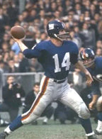 NY Giants Signed Inscribed HOF Embroidered Jersey Y.A. Tittle Hologram — photo 6
