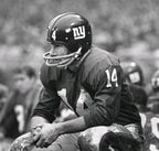 NY Giants Signed Inscribed HOF Embroidered Jersey Y.A. Tittle Hologram — photo 8