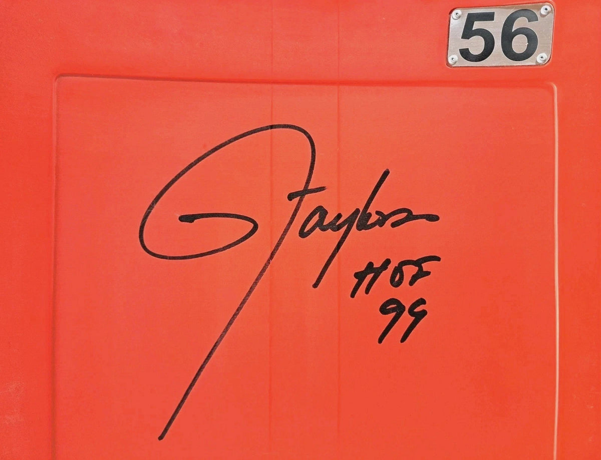 Lawrence Taylor Signed Seat Back Giants Stadium Meadowlands #56 JSA