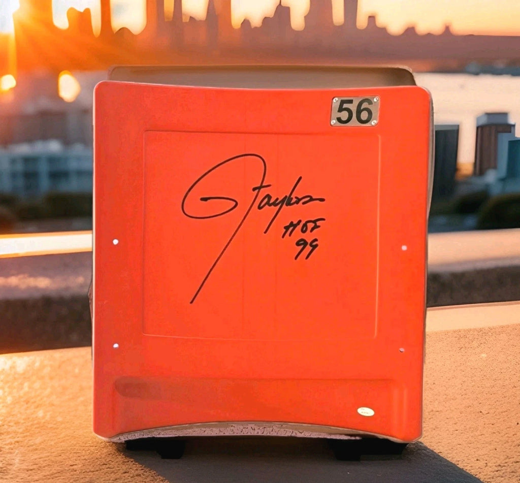 Lawrence Taylor Signed Seat Back Giants Stadium Meadowlands #56 JSA — photo 2