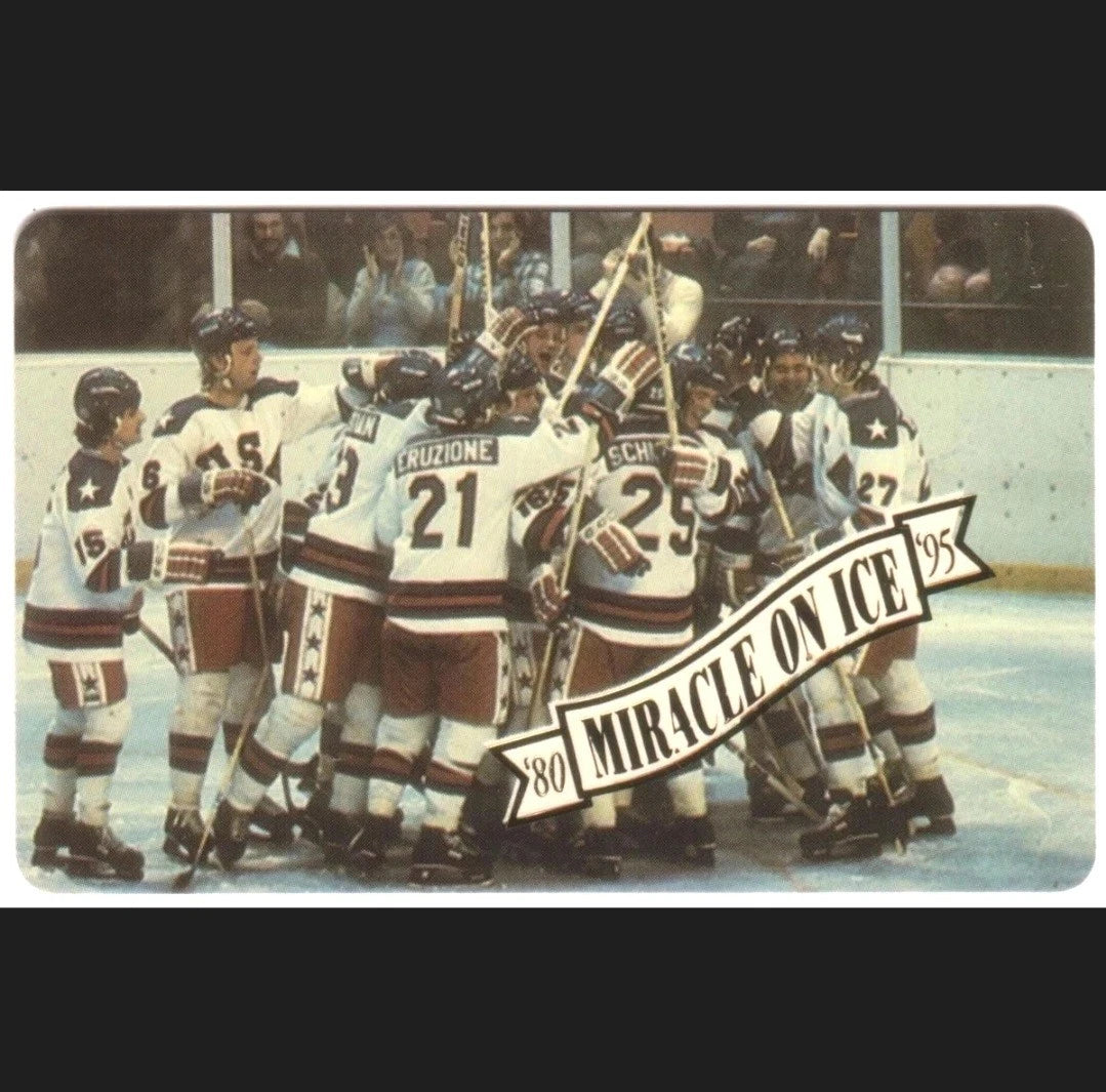 Miracle On Ice Vintage 15th Anniversary Card Set of 5 Sealed Orig Lake Placid — photo 5