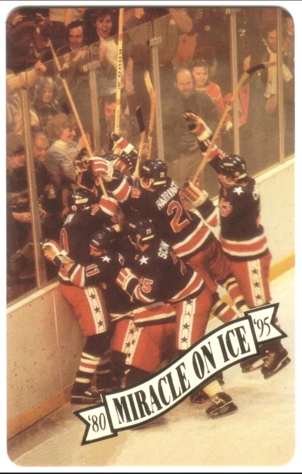 Miracle On Ice Vintage 15th Anniversary Card Set of 5 Sealed Orig Lake Placid — photo 7