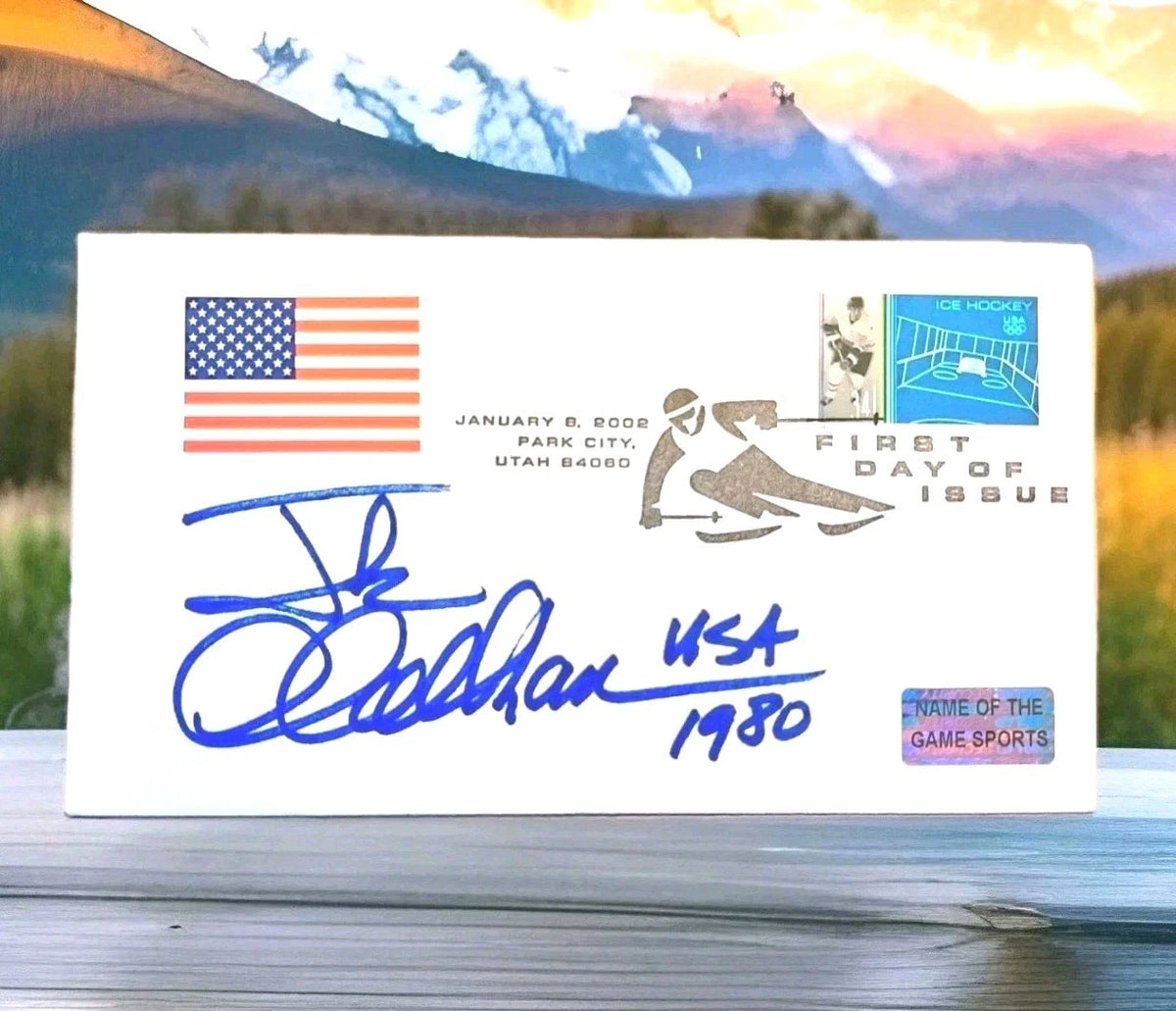Miracle On Ice Jack O'Callahan Signed 2002 Olympic Winter Games FDC