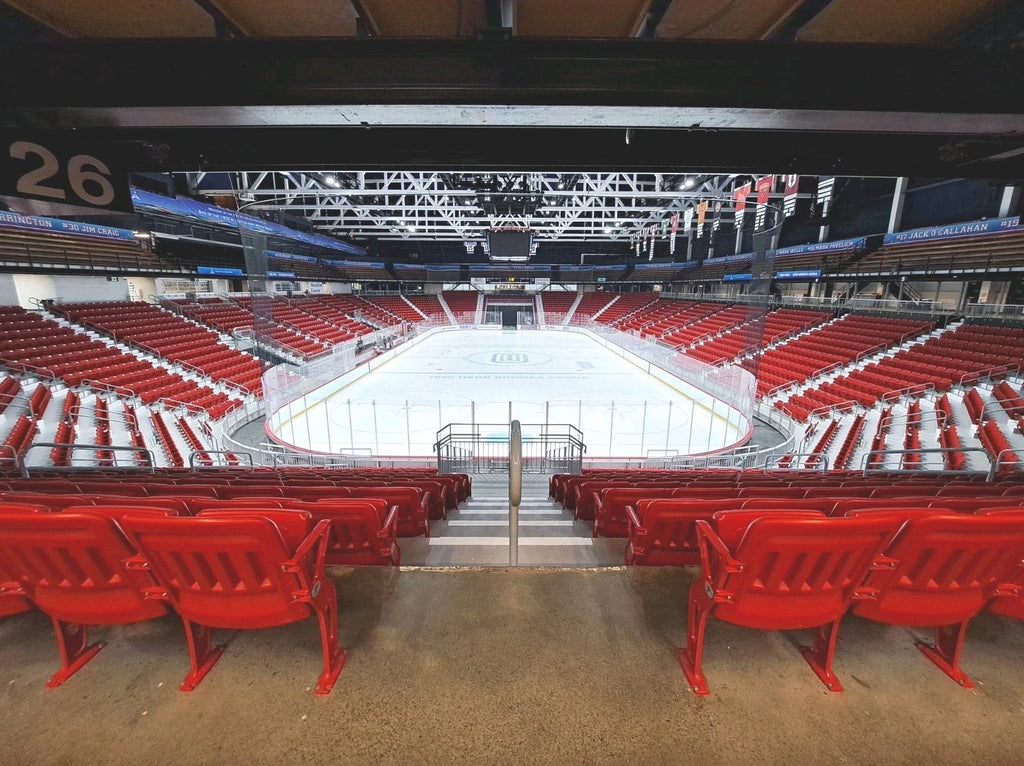 Vintage Can/Am Hockey Banner — Herb Brooks Arena, 55×34 inches — photo 6