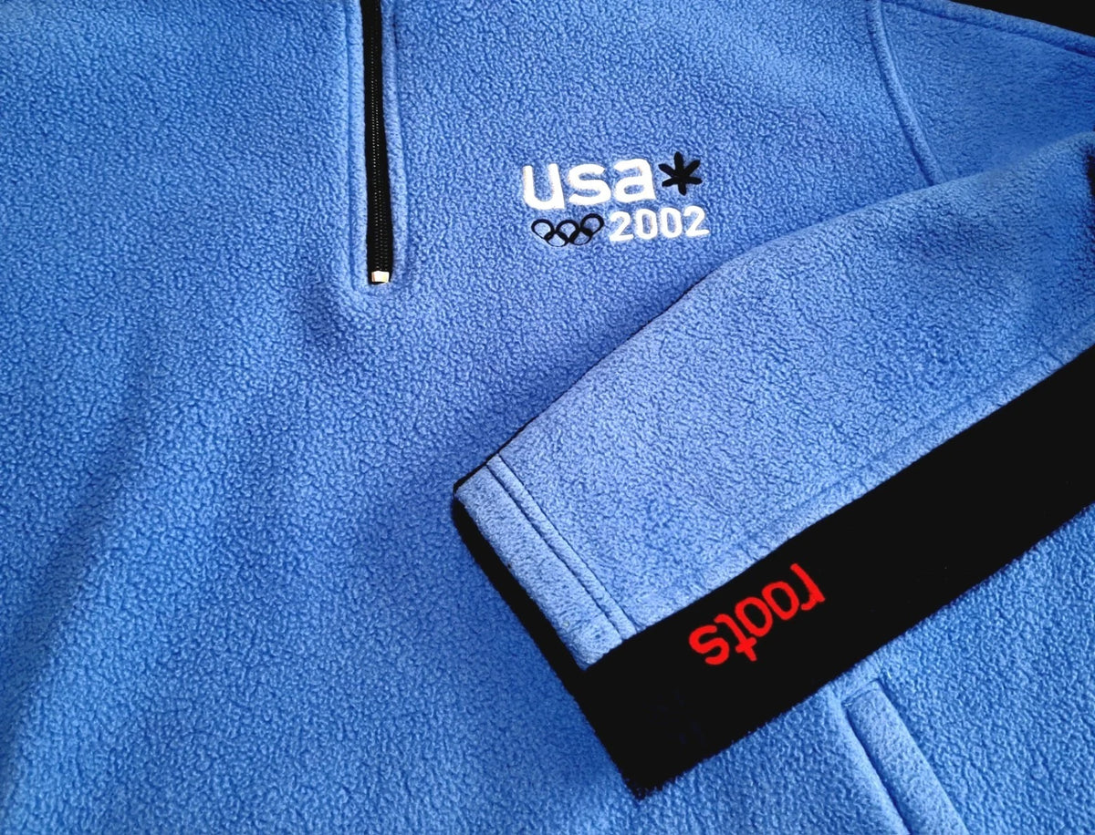 2002 USA Olympic Luge Team 🇺🇸 Mark Grimmett 🇺🇸 Athlete Worn ROOTS Pullover — photo 7