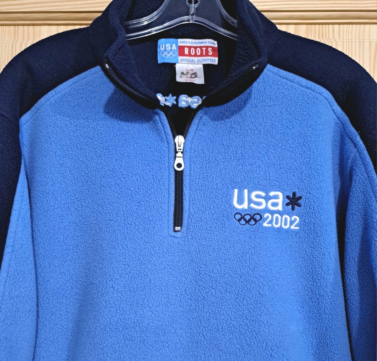 2002 USA Olympic Luge Team 🇺🇸 Mark Grimmett 🇺🇸 Athlete Worn ROOTS Pullover — photo 8