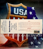 Miracle On Ice Buzz Schneider Signed 1980 Winter Olympics Hockey Ticket Original — photo 2