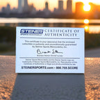 Eli Manning Signed Giants Stadium Seat Back With 4 other SB XLII Champions — photo 7