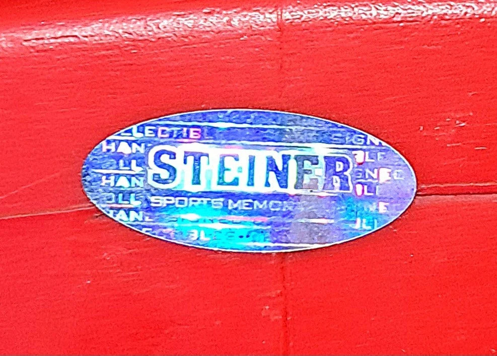 NY GIANTS Brandon Jacobs Signed Giants Stadium Seat Back Steiner Authentication — photo 4