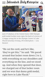Miracle On Ice "RBTM" Jack O'Callahan Signed Authentic Event Poster Lake Placid — photo 9