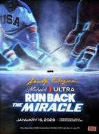 Miracle On Ice 🇺🇸 Sandy Caligiore Signed "RBTM" Poster "The Boys of '80" RARE!