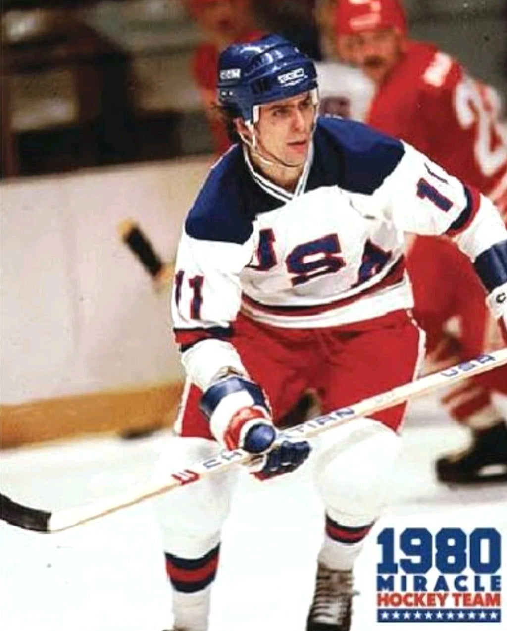 Miracle On Ice Steve Christoff Signed Encased Index Card Beckett Authentication — photo 2