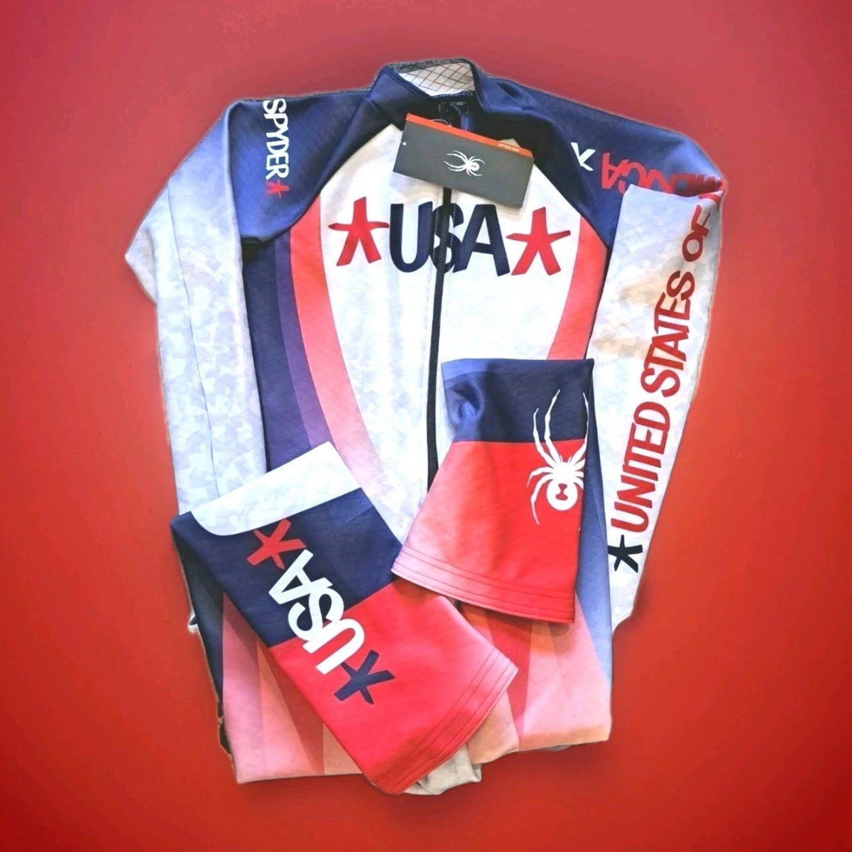 U.S. Ski Team 2022 Olympic Spyder Ski Racing Suit New With Tags Retail $1000.00