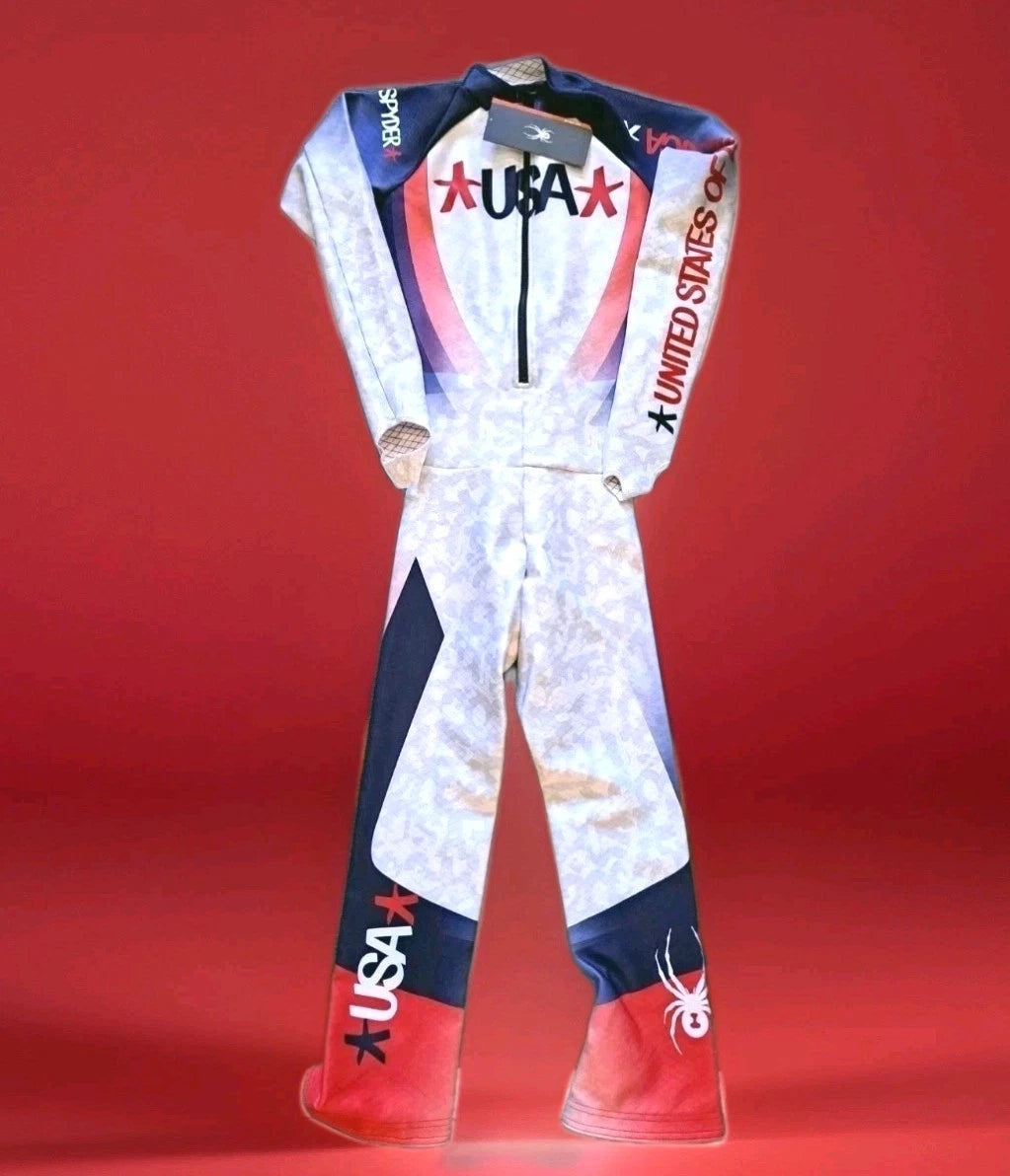 U.S. Ski Team 2022 Olympic Spyder Ski Racing Suit New With Tags Retail $1000.00 — photo 3