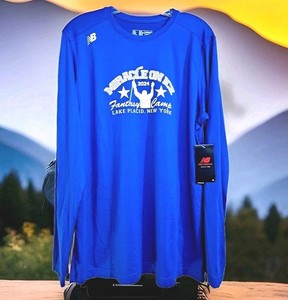 Miracle On Ice Long Sleeve New Balance Dry Fit Shirt Lake Placid Size XL