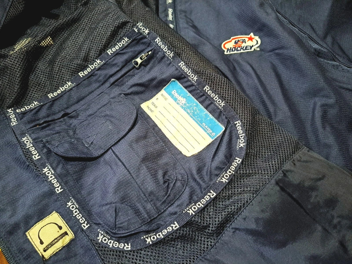 USA Men's Hockey Team Authentic Athlete Worn Jacket Size M Lake Placid — photo 5