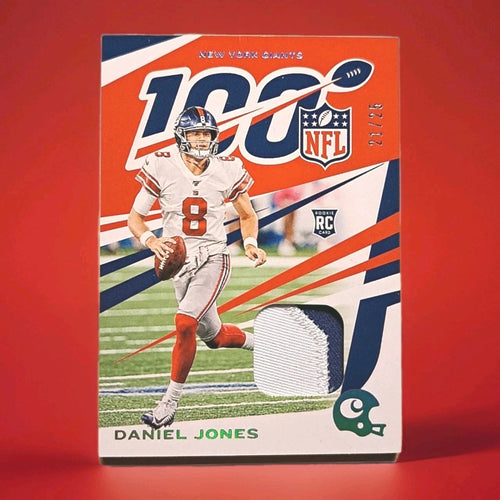 Daniel Jones 2019 Panini Chronicles Rookie Patch — 21/25 — photo 1