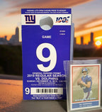 Eli Manning Signed Photo Game Used-Ticket- Parking Pass-Pack Giveaway FINAL GAME — photo 4