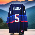 USA Women's Hockey Megan Keller Signed NIKE IIHF Hockey Jersey ● JSA