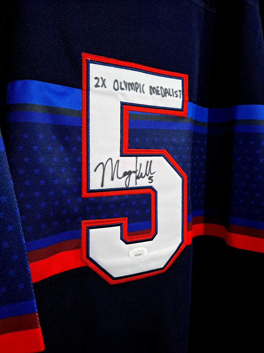 USA Women's Hockey Megan Keller Signed NIKE IIHF Hockey Jersey ● JSA — photo 4