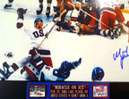 Mark Pavelich 1980 USA Hockey Signed Framed Miracle on ice Celebration 16x20 — photo 3