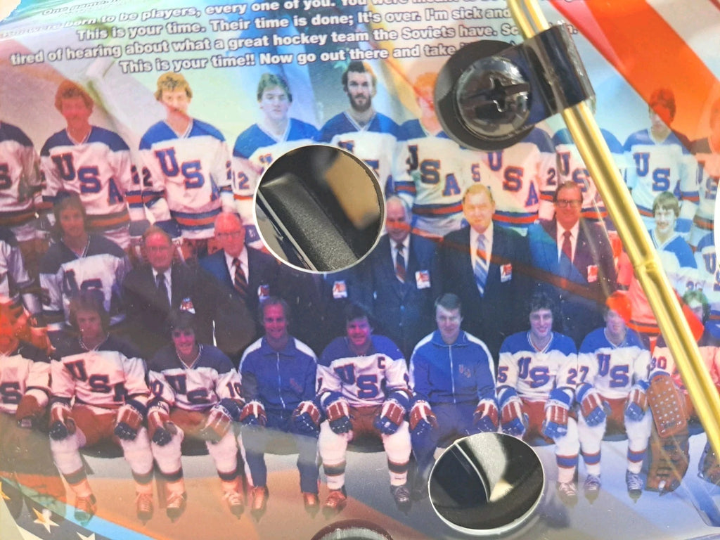 Commemorative 1980 USA hockey goalie mask — view 7